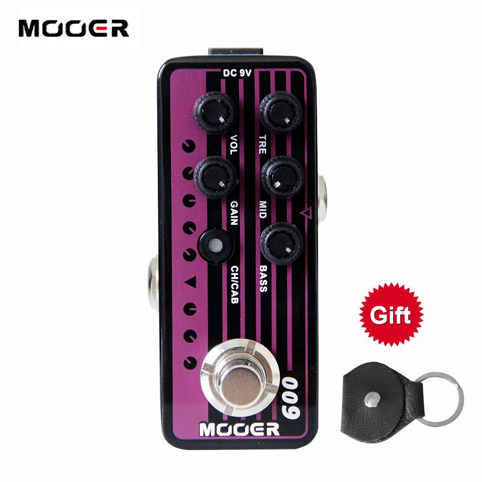 Enlarge Mooer 009 Blacknight Delay and reverb effect with tap tempo effect pedal Independent 3 band EQ and A/B footswitch