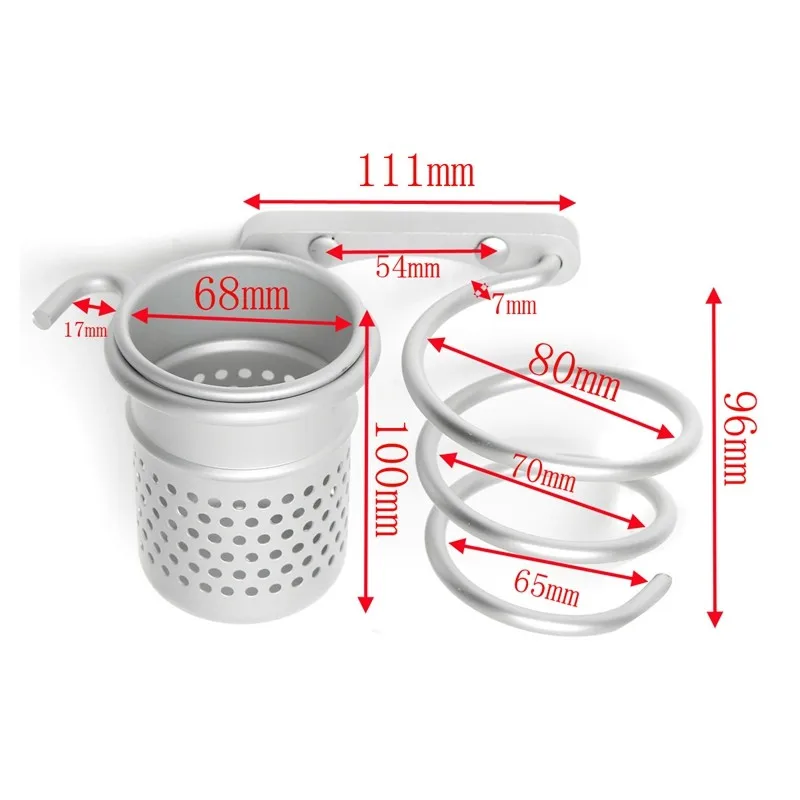 Настенная Подставка органайзер для сушки волос в ванной комнате|Полки ванной| |