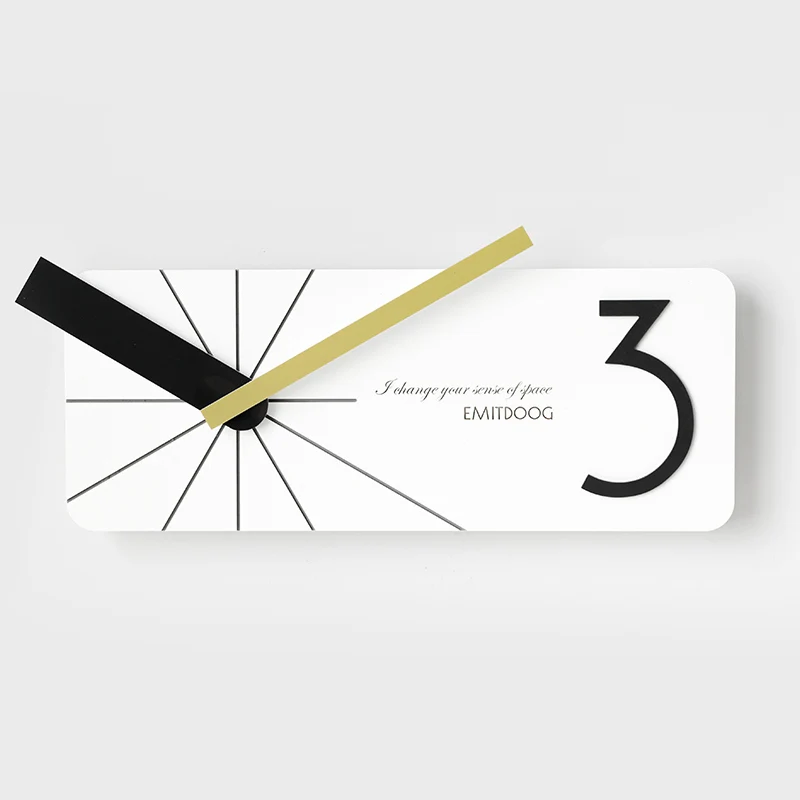 

Mechanism Silent Art Wall Clock Nordic Design Modern Creative Luxury Wall Clock Minimalist Relogio Parede Home Decoration DL50WC