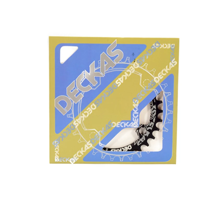 oval 34T black Deckas Овальный MTB велосипедная Звездочка BCD 96 мм 34 Т черный 96BCD-S используется для shimano M7000 M8000 M9000 Кривошип запчасти для велосипеда - Цвет: oval 34T black