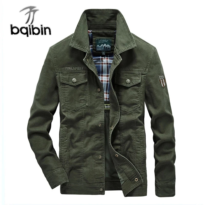 

Plus Size 7XL 8XL Military Jacket Men Quality Cotton Spring Autumn Mens Jackets Multi-pockets Casual Coats Male Chaquetas Hombre