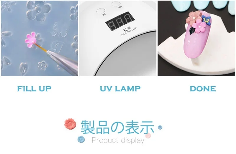 Силиконовые шаблоны DIY 3D украшения для ногтей горный хрусталь 3D дизайн ногтей силиконовая форма листья цветок ромашка шаблон для ногтей форма