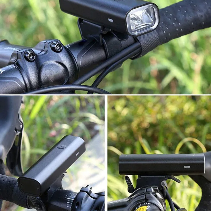 

German Mountain Bike Light USB Rechargeable Bicycle Lamp Front Headlight Flashlight Bicycle Light Bicycle Accessories