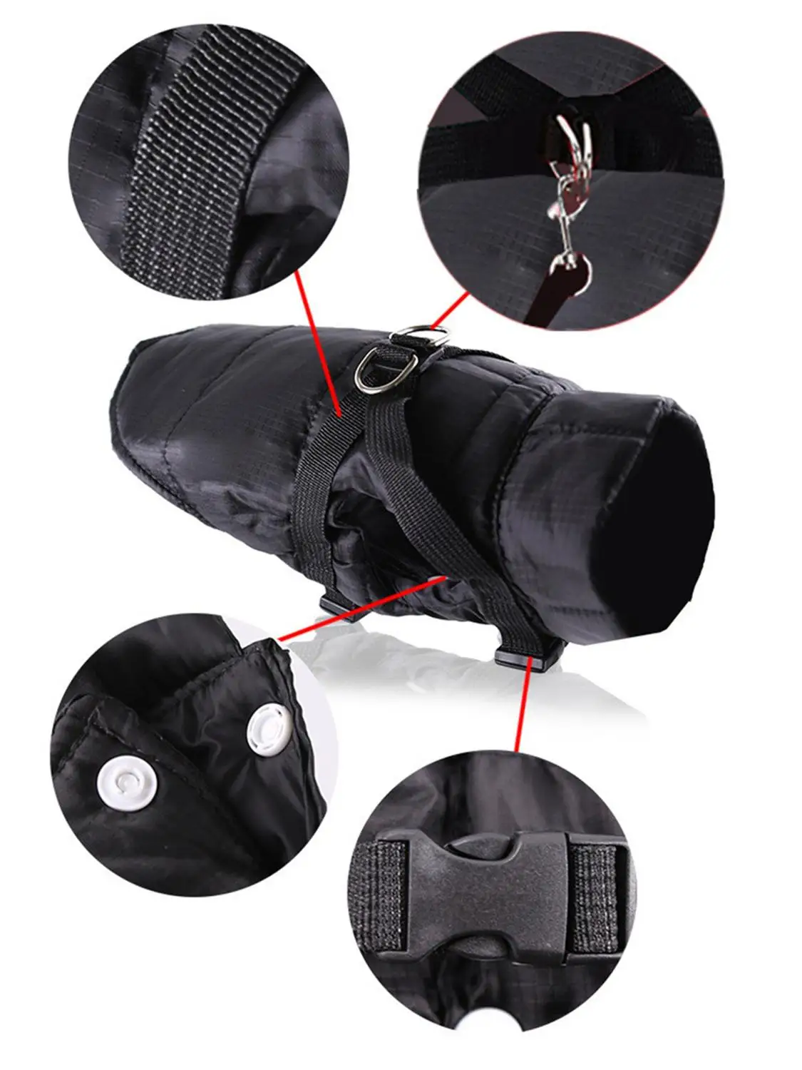 Autumn Winter Pet Dog Clothes For Small Dogs Thicken Warm Puppy Coat Jacket Waterproof Chihuahua Yorkshire Jumpsuit Clothing | Дом и сад