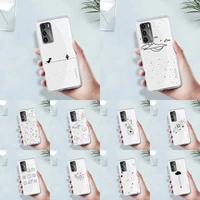 creativity starry sky phone case transparent for huawei mate p 40 30 20 10 pro plus lite x 5g soft tpu clear mobile bags