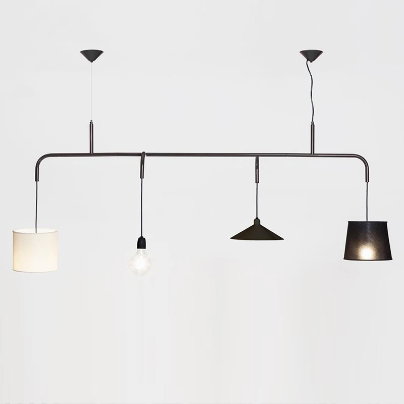 Северная Лофт железная бильярдный промышленности Комбинации Люстра для ручной