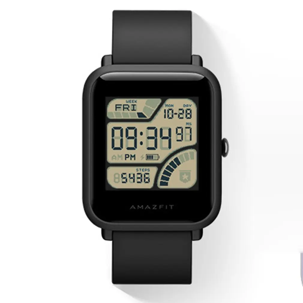 1 Xiaomi Huami Amazfit Bip Смарт-часы gps Smartwatch Android iOS монитор сердечного ритма 45 дней Срок службы батареи IP68 всегда на дисплее - Цвет: 1