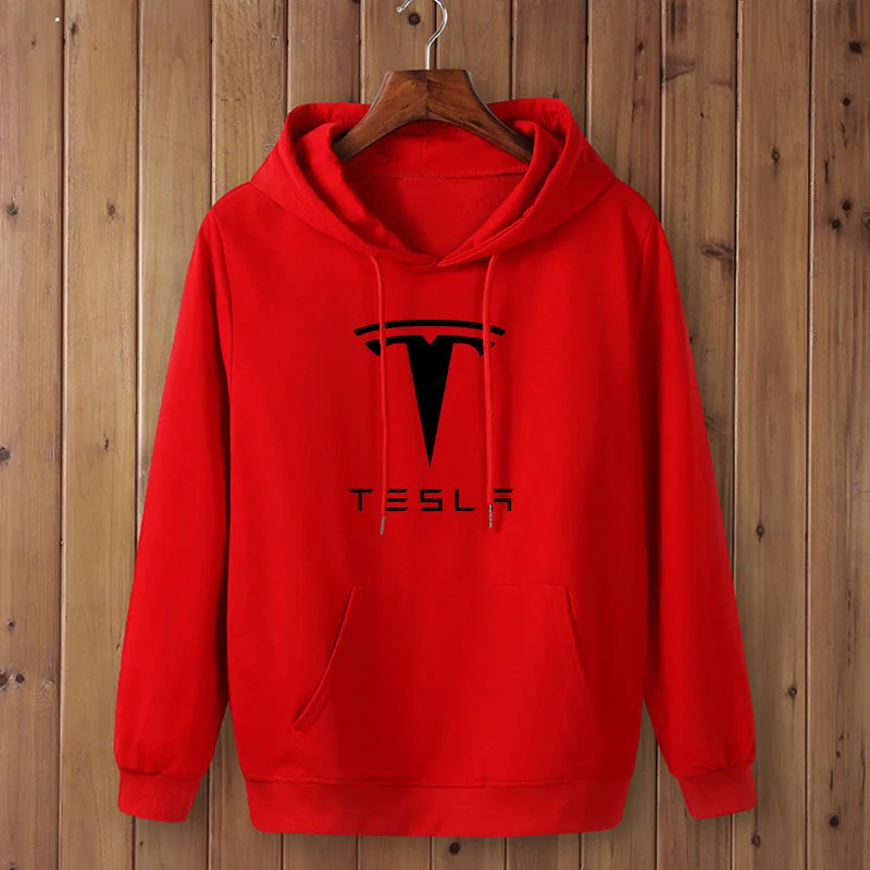 

2021 Spring Hot Sale Fashion Tesla Men's Couple Pullover Fan Apparel Sweatshirt Jacket Spring and Autumn Jacket Hoodie