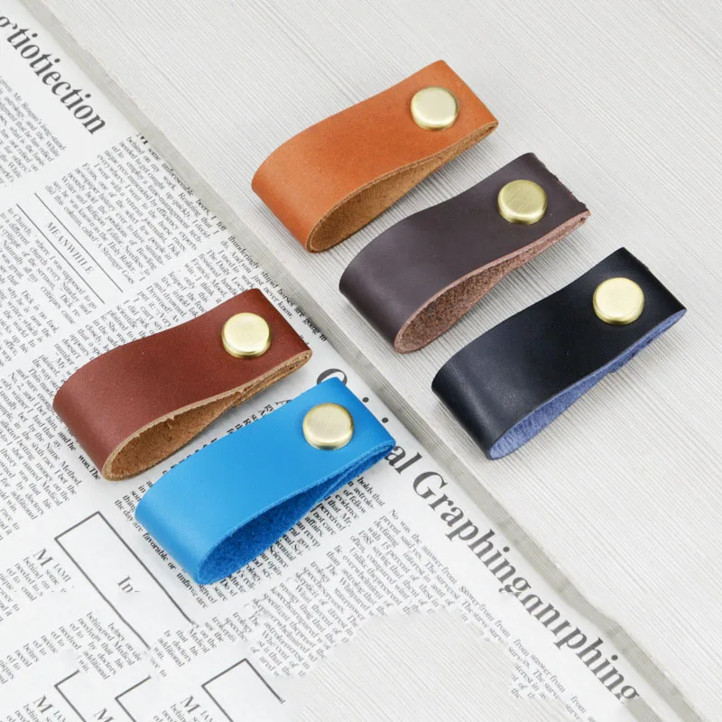 Итальянский кожаный ящик в скандинавском стиле ручки для шкафа обувного винного