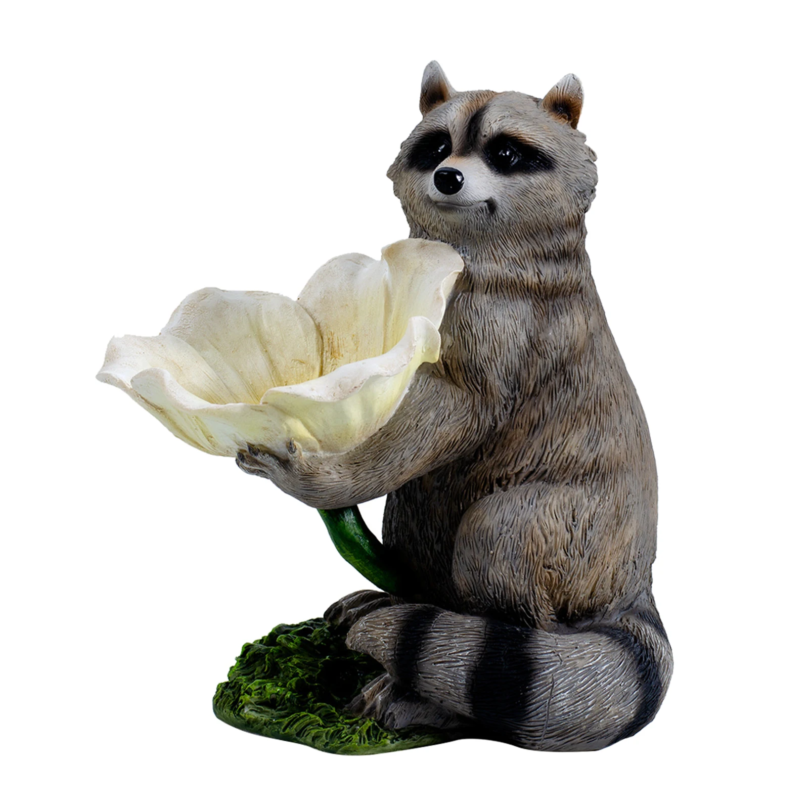

1pc Lifelike Raccoon Garden Decoration Bird House Outdoor Landscaping Gifts