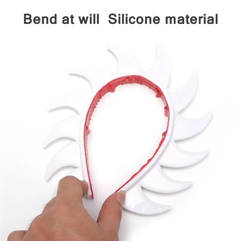 

New Motorcycle Helmet Decorative Mohawk Sticker Spike Strip Sticker Universal For Helmet Durable Wear-Resistant