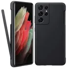 Для Samsung Galaxy S21 Ultra 5G Оригинальный S-Pen + чехол S21ultra Stylus Touch Pen чехол из жидкого силикона со слотом для хранения
