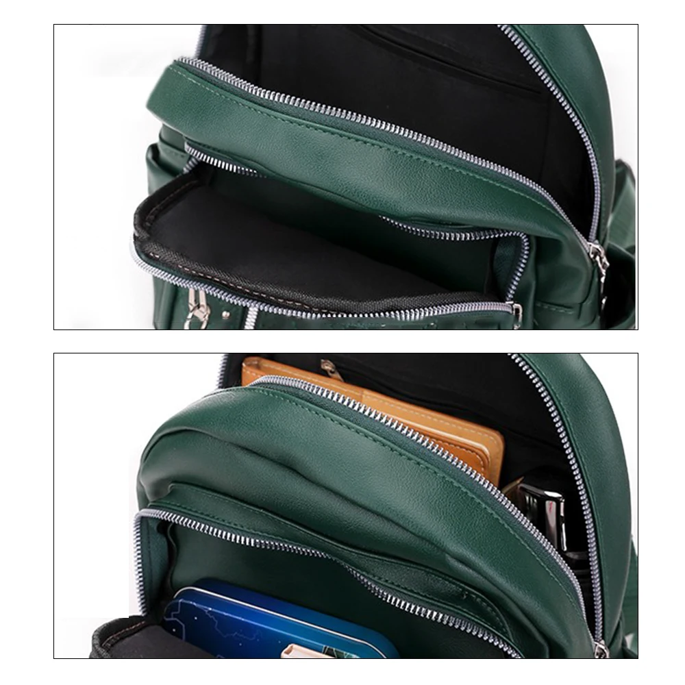 Высококачественные сумки на плечо из искусственной кожи женский рюкзак Модный