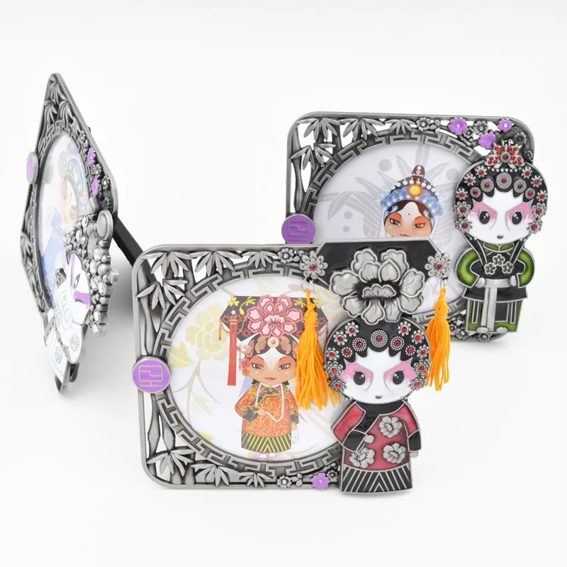 Q версия китайской Пекинской оперы персонаж Facebook фоторамка креативное обучение