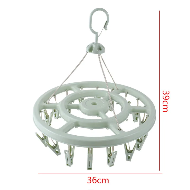 Многофункциональная вешалка ветрозащитная прищепка для одежды домашняя круглая