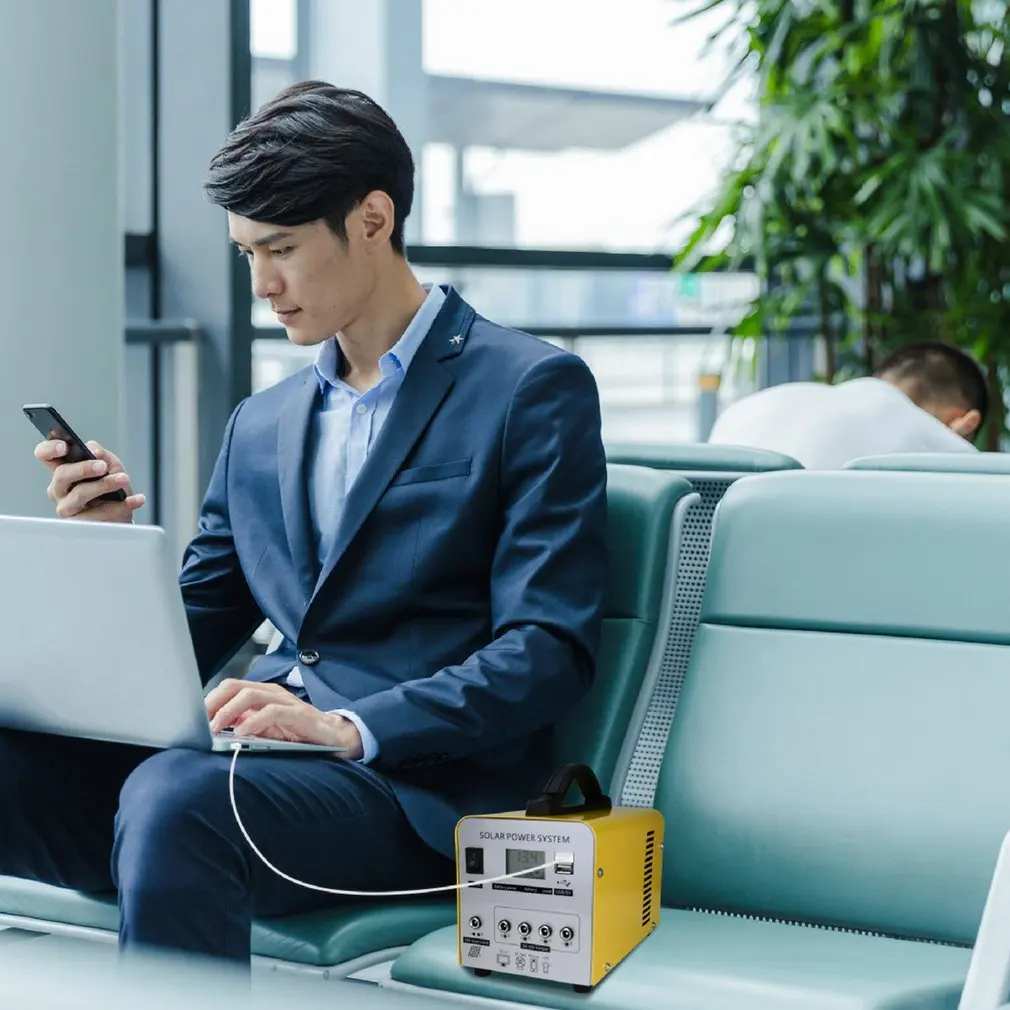 

Система на солнечной энергии с твердым корпусом, идеальная Синусоидальная волна, портативная, для пикника, кемпинга, офиса, RV, Стабильная Фо...