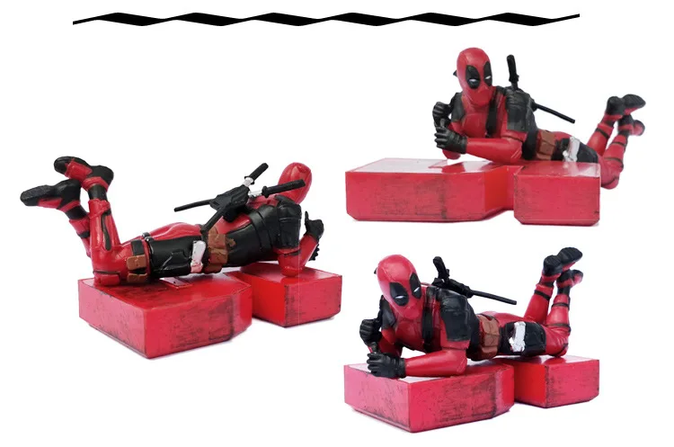 Автомобили украшения личность Deadpool кукла украшение автомобиля центральной консоли украшения компьютер компаньон кукла авто аксессуары