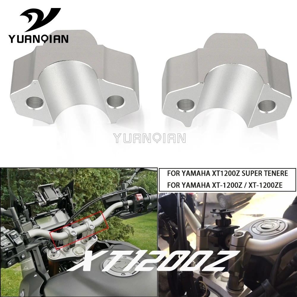 

FOR YAMAHA XT-1200Z XT1200ZE XT1200Z 2014-2021 New Motorcycle CNC Aluminium Handle Bar Clamp Raised Extend Handlebar Mount Riser