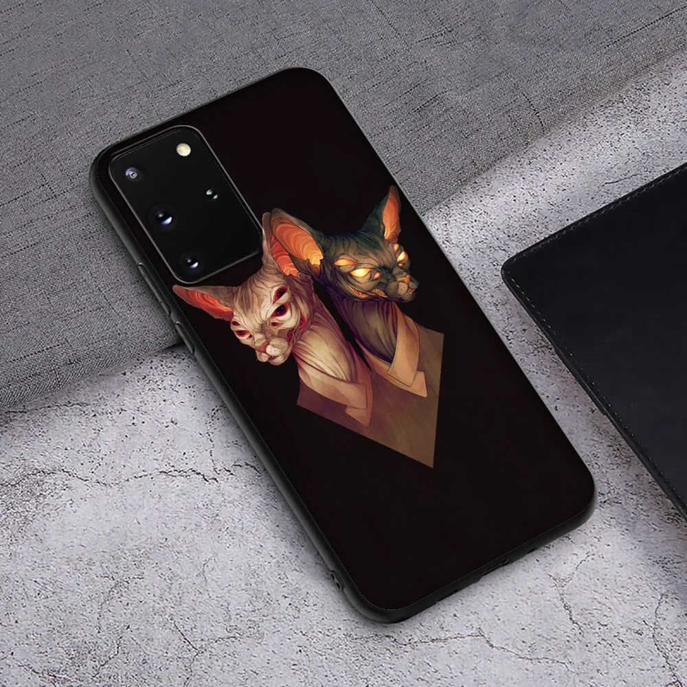 Милый чехол Lavaza с котом Сфинкса для Samsung A01 A11 A21 A41 A2 Core A20e A70s J4 J7 Duo J6 J8 Plus Prime |