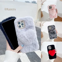 3d luxury plush fur silicone phone case for xiaomi mi 10t lite 11 ultra 9t note 10 poco x3 nfc m3 m2 f3 f2 f1 redmi note6 6a k40