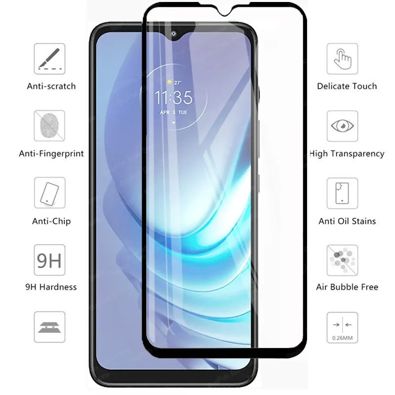 Protective glass for motorola moto G9 G10 G20 G30 G40 G50 G60 E7 play g9 plus g10 G power stylus 2021 edge S tempered | Мобильные