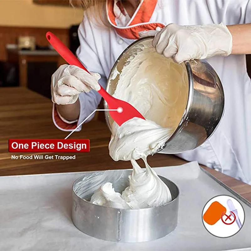 Силиконовый шпатель WALFOS для приготовления пищи антипригарный силиконовый