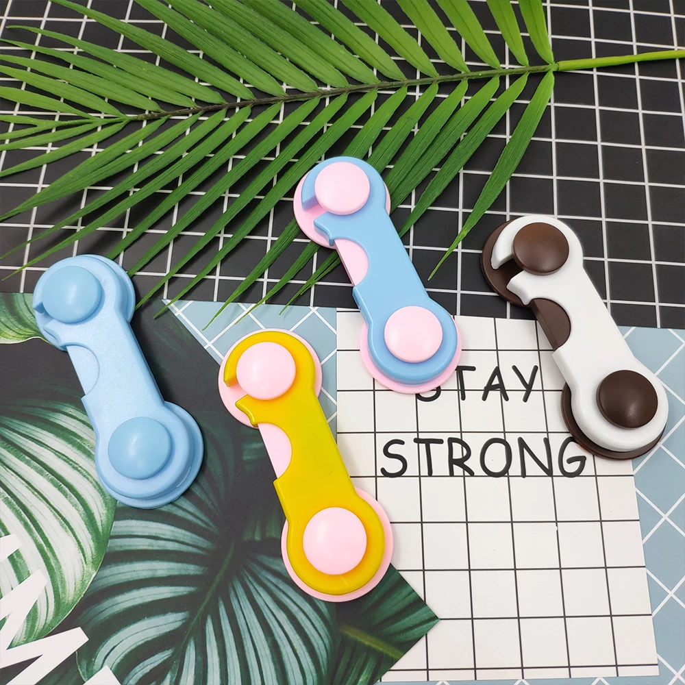 10 шт./лот замок для ящика двери Шкаф Холодильник туалет детские безопасные замки