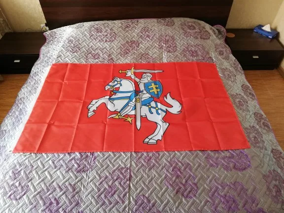 Литовский флаг, литовский флаг Ensign, 3X5ft, полиэстеровый баннер, летающий, 150*90 см, пользовательский флаг для улицы