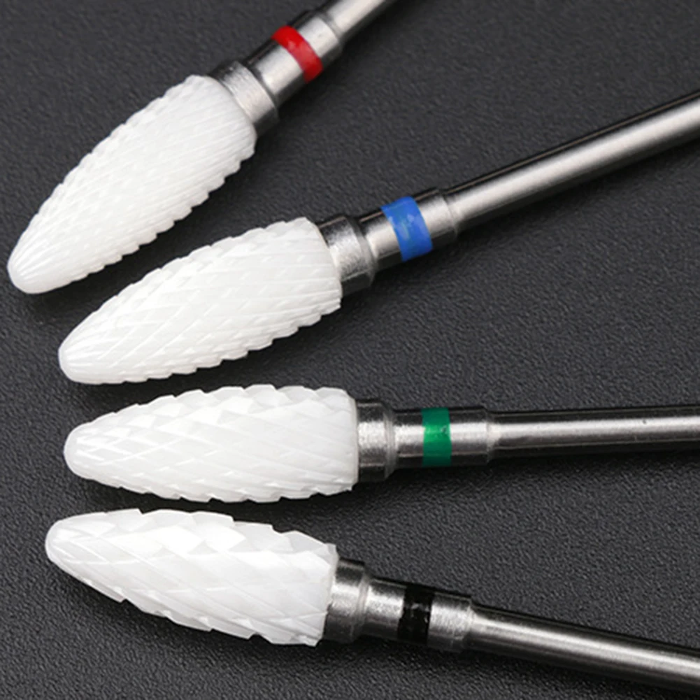 

Nail Art Drill Bit Ceramic Polishing Milling Cutter for Pedicure Manicure Nail Electric Nail Drill Bits Nail Art Tools