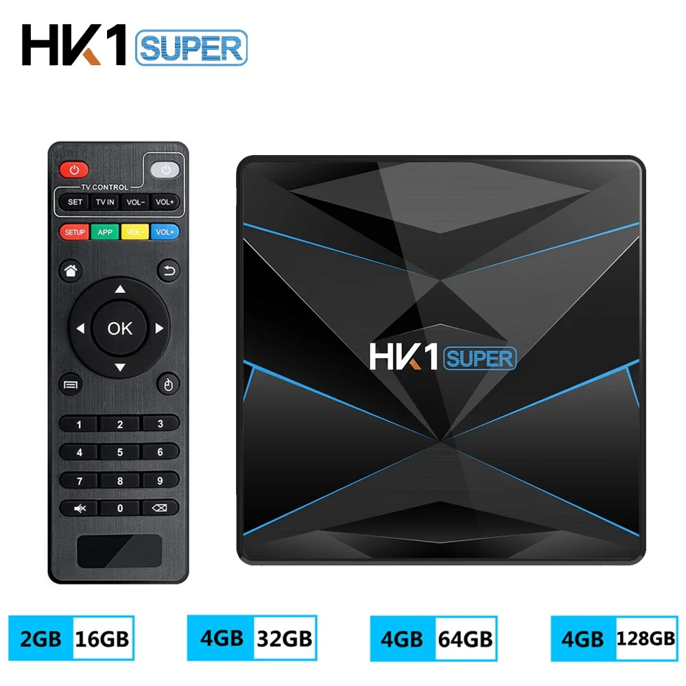 

Приставка Смарт-ТВ HK1 RK3318, 4 + 128 ГБ, 2,4 ГГц, Wi-Fi, Bluetooth