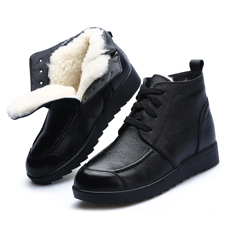 ASUMER/Новинка 2020 года Женские ботильоны из натуральной кожи Зимние ботинки с