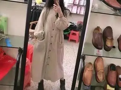 

Women dress corduroy long V neck 0versize female Dress girl vintage autumn winter sexy Office Worker dress warm uy788