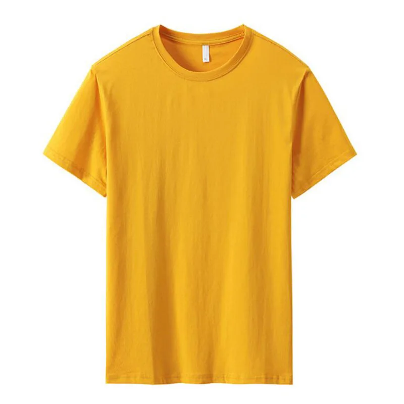 summer men yellow cotton t-shirt short sleeve plus size 6XL 8XL 9XL home casual tees oversize loose black tshirt 70 | Мужская одежда