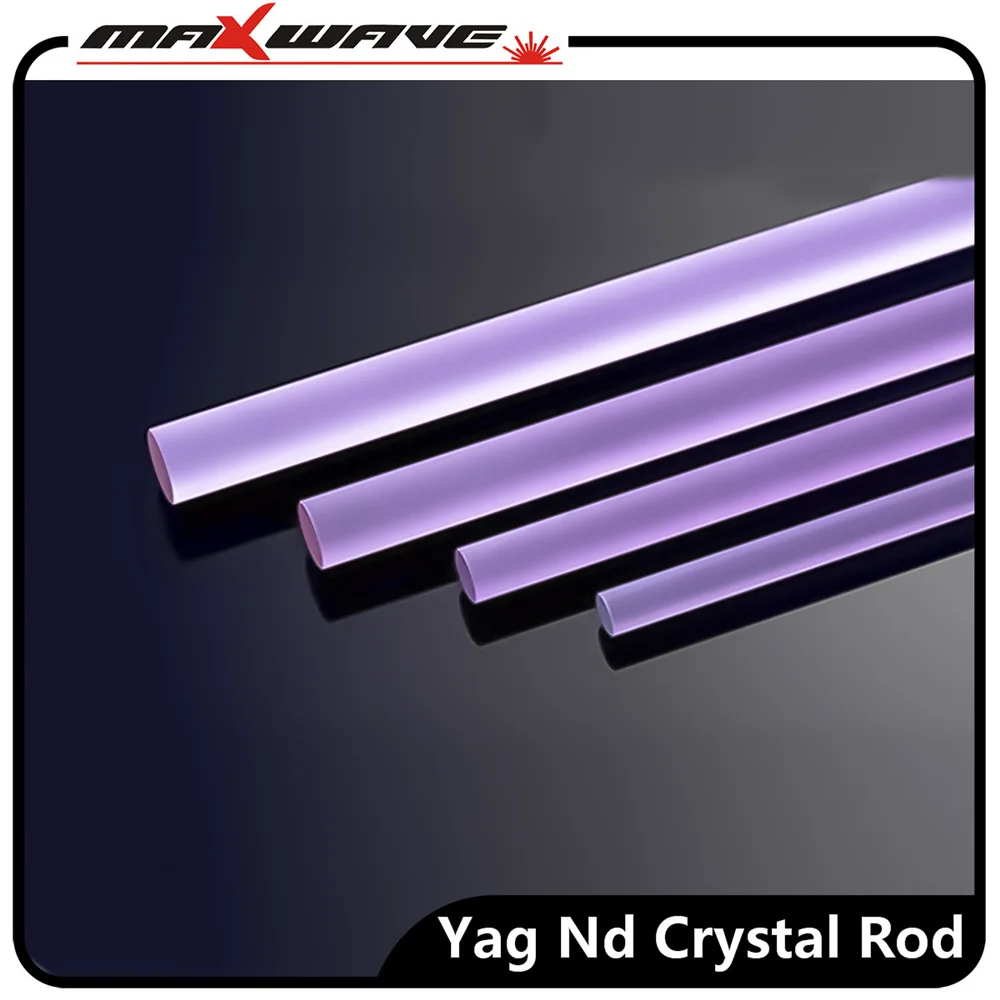 Экономичный 6x120 мм Nd Yag crystal rod 1064 нм лазерный стержень для лазерного сварочного