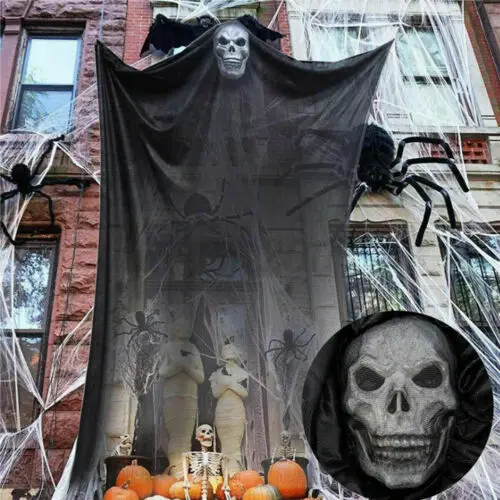 

Украшения на Хэллоуин, призрак, страшное оформление для бара, торгового центра, украшение для дома с привидениями OCT998