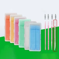2021 new toothpicks double head interdental brushes dental floss pick toothpick teeth sticks oral hygiene care