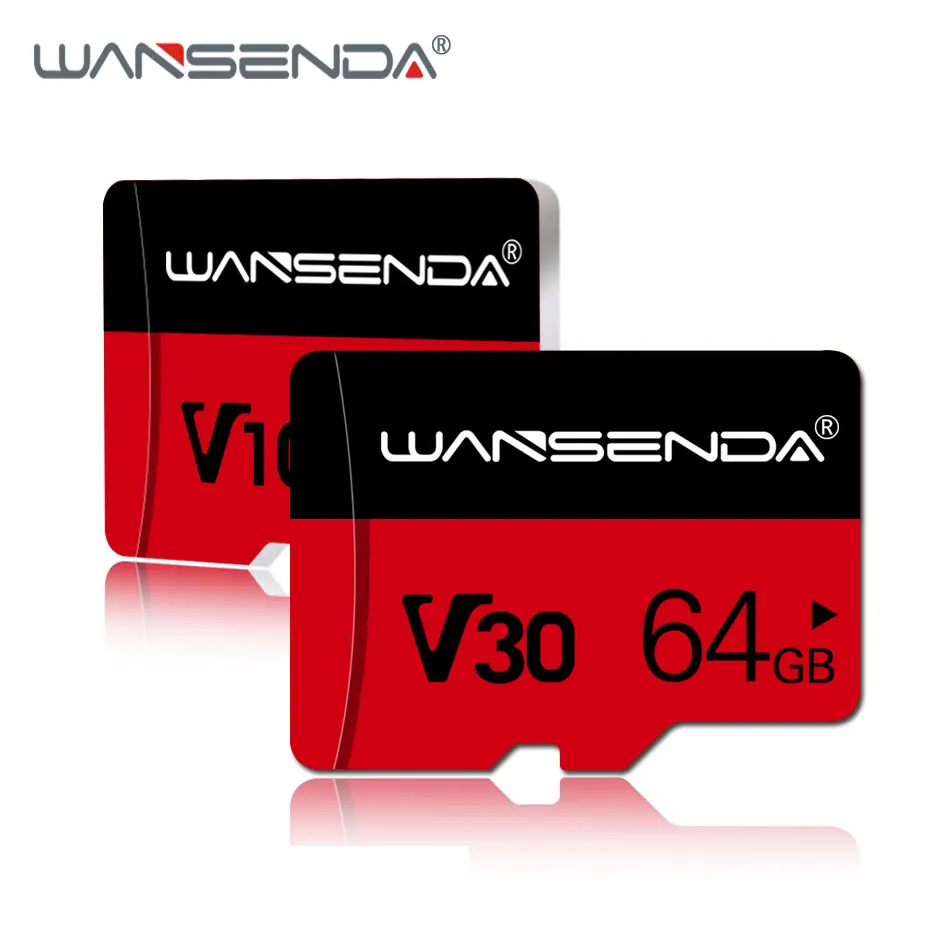 WANSENDA высокоскоростная карта памяти Micro sd 128 ГБ 64 16 32 ГБ|Карты памяти| |