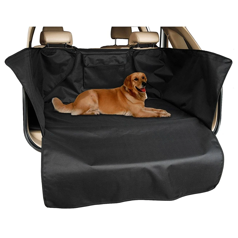 

Oxford Cloth Waterproof Boot Liner Mat Pet Dog Floor Cover Trunk Protector 132x104x43cm Black
