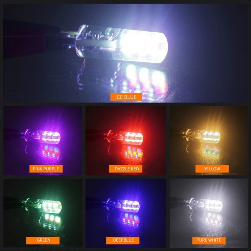 1 комплект светодиодный светильник T10 RGB 12SMD новинка универсальный автомобильный