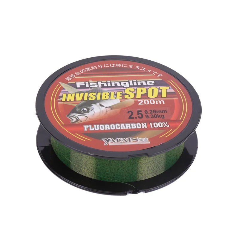 

Invisible Nylon Fishing Line Wire Fluorocarbon Coated Spotted Carp Fishing Line Strong Wear-Resistant Fishing Leader pesca subma