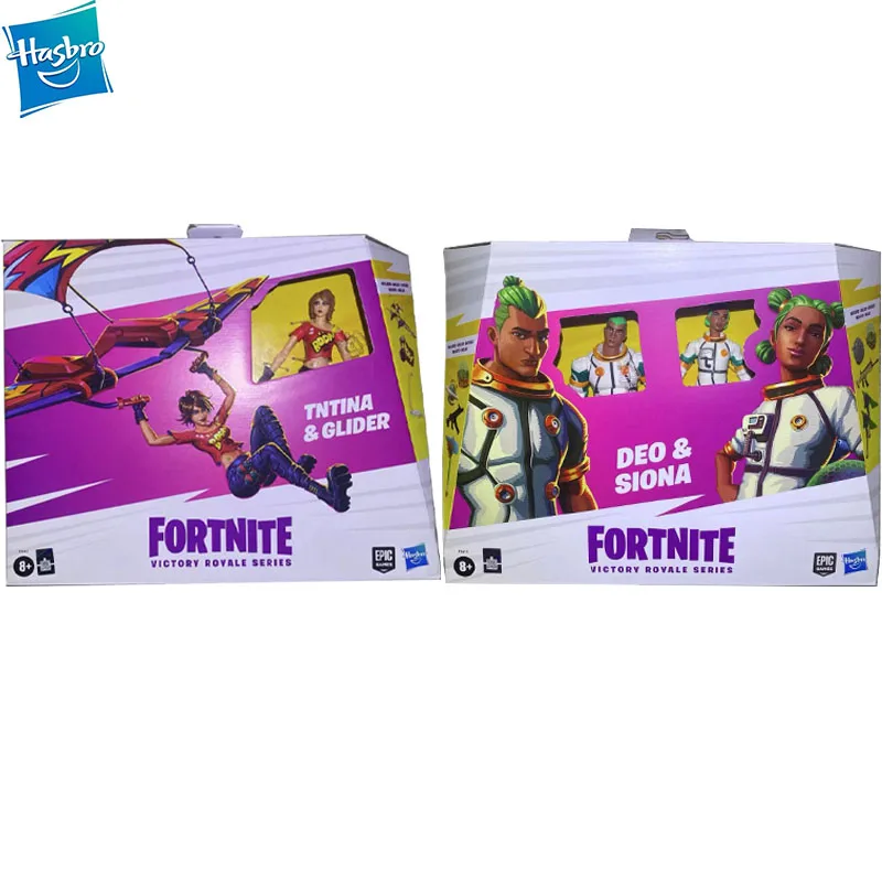 

Hasbro Fortnite Victory Royale Series Deo&siona Deluxe Pack Tntina and Glider 6-Inch Movable Doll Collectible Toy Gift