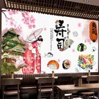 3d обои с японской культурой на заказ, настенная бумага для кухни, суши, ресторана, Izakaya, промышленный декор, Настенная 3D Бумага