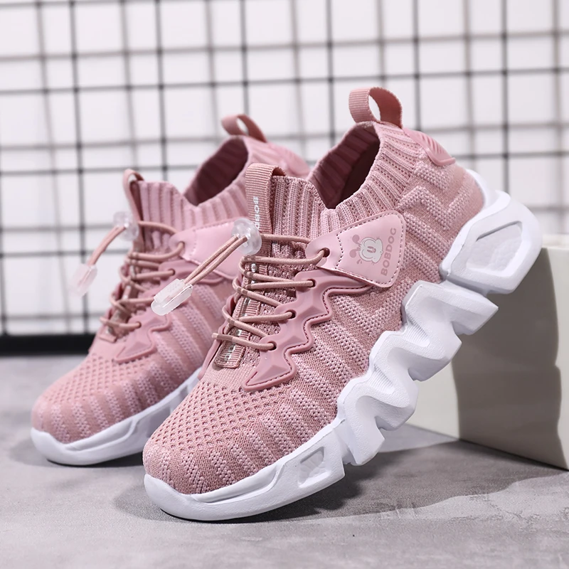 Детские кроссовки для мальчиков и девочек Сезон осень Спортивная легкая дышащая