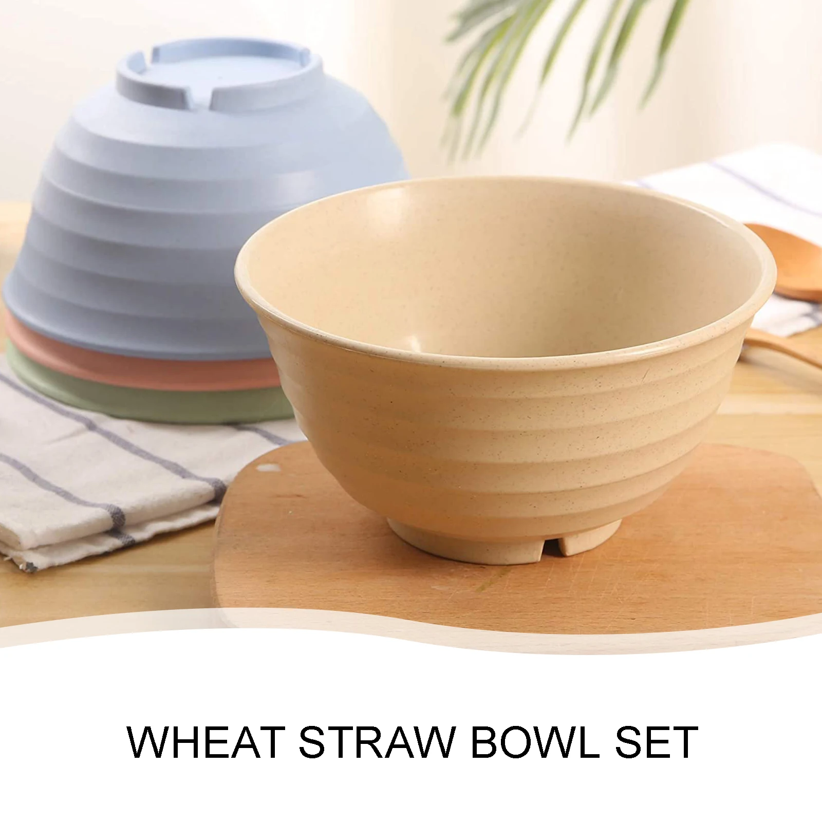 Ячменя чаша 30oz 24 пшеничной соломы волокно легкий биоразлагаемая миска для