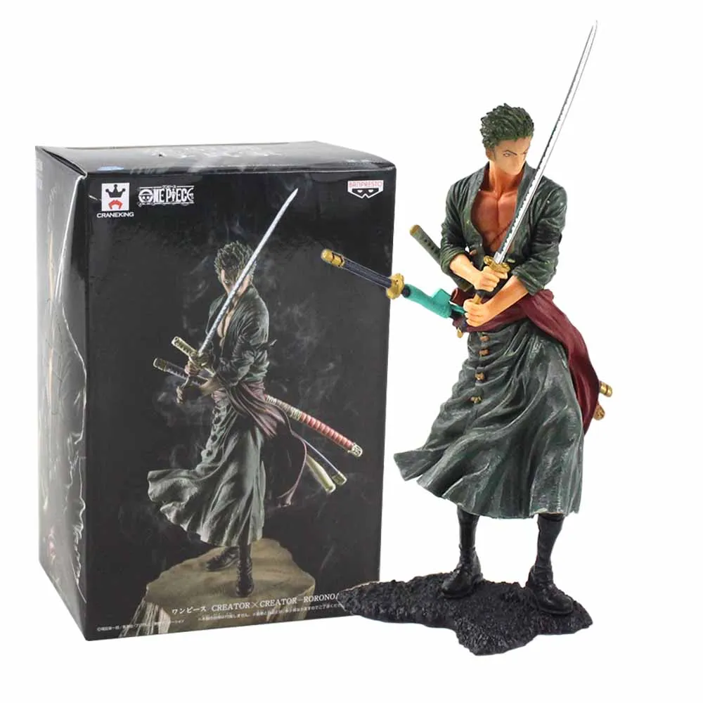 

Экшн-фигурка из ПВХ Creator X, модель Roronoa Zoro, коллекционная игрушка, 21 см