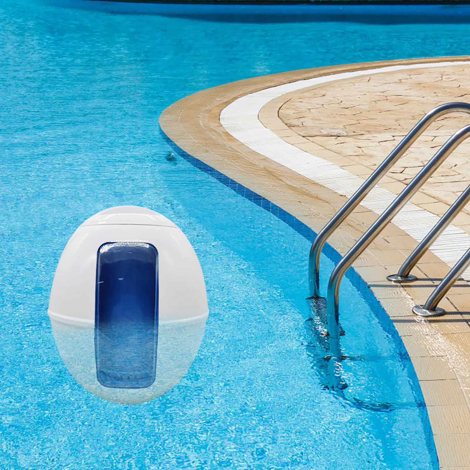 

Swimming Pool Floating Chemical Chlorine Dispenser Swimming Pool Accessories Thermometer Disinfection Automatic Applicator Pool