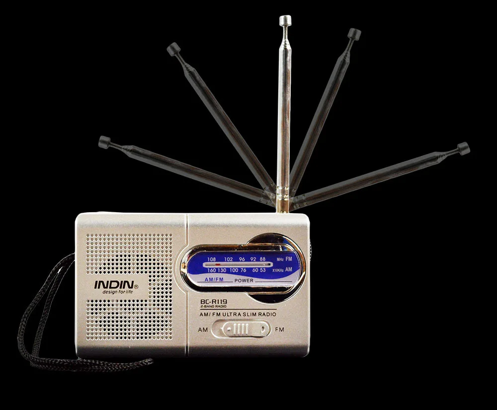 Мини-радиоприемник уличный Портативный AM/FM радиоприемник с антенной