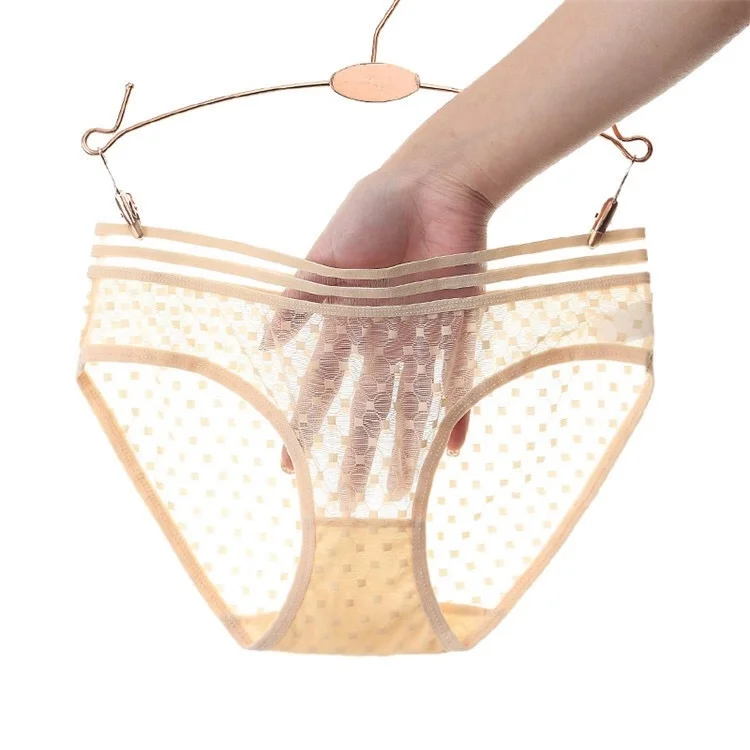 3 пары женские трусики нижнее белье Модные прозрачные большого размера