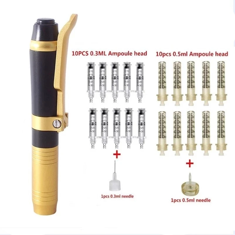 

Ручка с гиалуроновой кислотой высокого давления, металлический прибор высокой плотности для подтяжки морщин, пистолет-атомайзер для губ