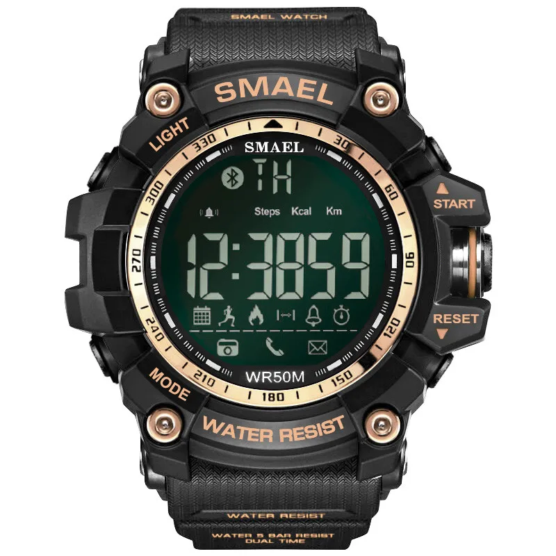 

Sports Men's Clocks Dijital Kol Saati Brand Casual Brand Men's Watch Bluetooth Digital Wrist Watches Waterproof 2022 Montre